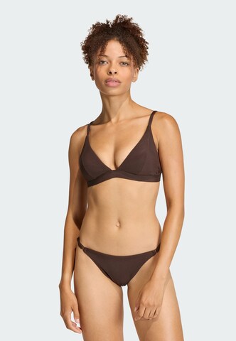 ADIDAS SPORTSWEAR - Triángulo Top de bikini deportivo 'Iconisea' en marrón