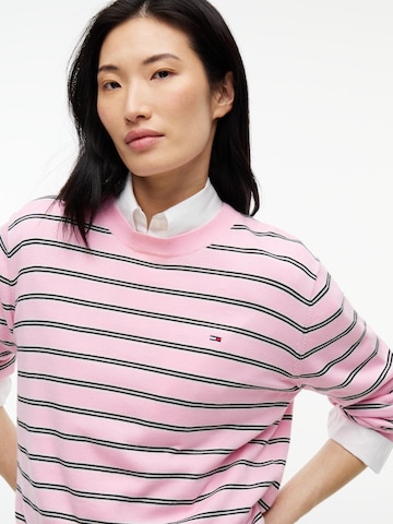 rožinė Tommy Jeans Megztinis 'Essential'