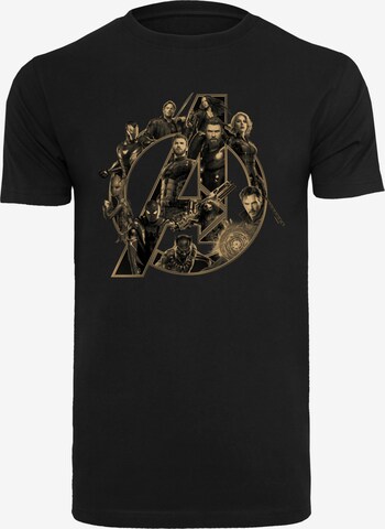F4NT4STIC T-Shirt  'Marvel Avengers Infinity War Marvel' in Schwarz: predná strana