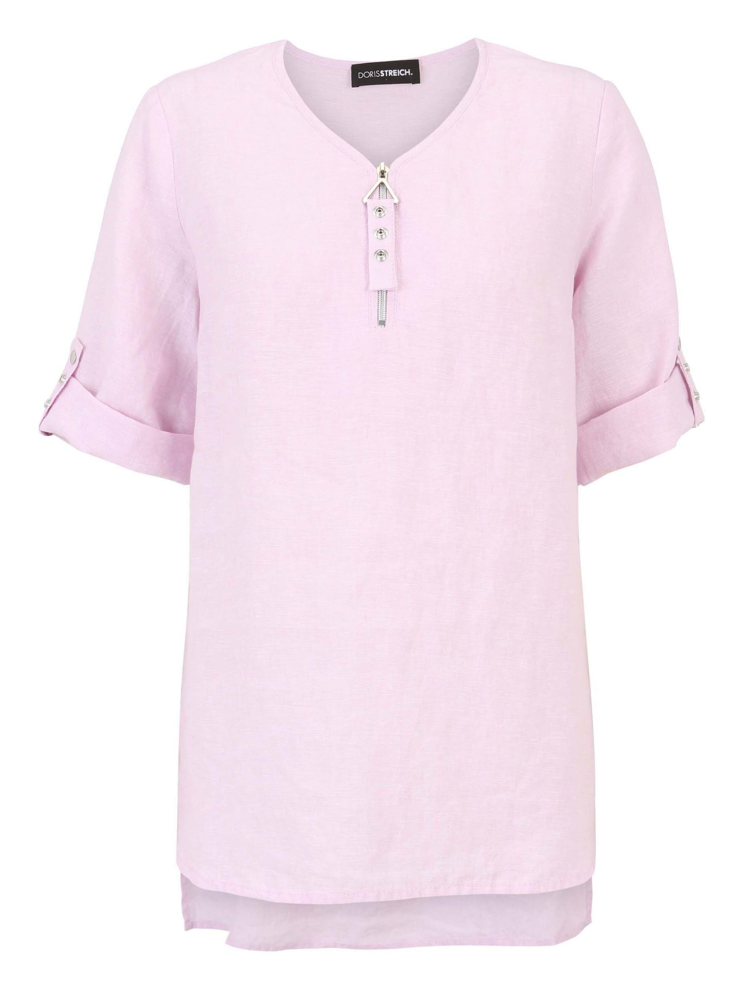 Doris Streich Bluse in Pink: Vorderseite