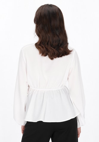 Chemisier usha BLACK LABEL en blanc