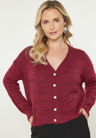 Cardigan Usha en rouge