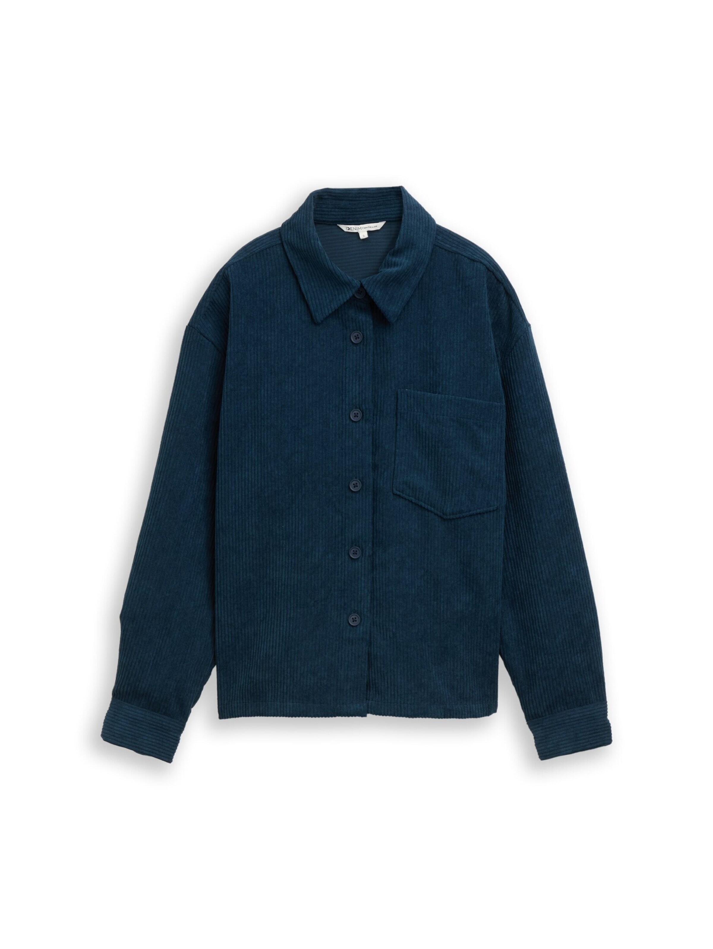 TOM TAILOR DENIM Blouse in Groen: voorkant