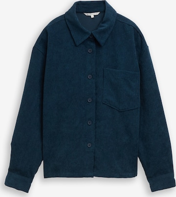 TOM TAILOR DENIM Blouse in Green: front