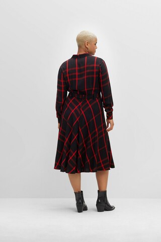 SHEEGO Shirt Dress in Black