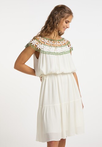 IZIA Summer Dress in White: front