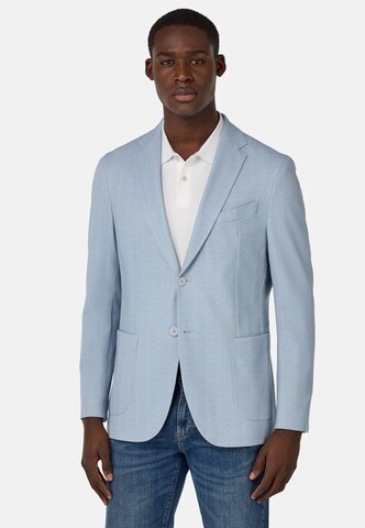 Boggi Milano Slim fit Blazer in Blue: front