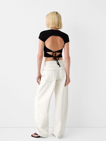 Pull-over Bershka en noir