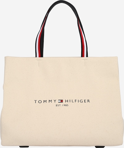 TOMMY HILFIGER Shopper in creme / dunkelblau / rot / weiß, Produktansicht