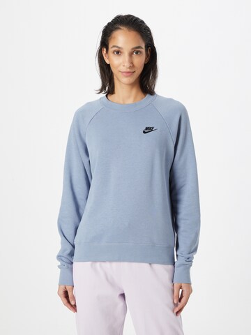 Nike Sportswear Sweatshirt in Blue: front