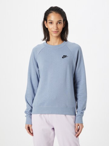 Nike Sportswear Sweatshirt in Blauw: voorkant