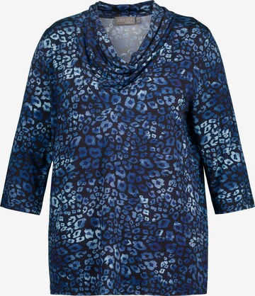 Ulla Popken Shirt in Blauw: voorkant