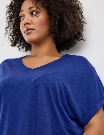 SAMOON T-Shirt in Blau