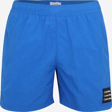 Shorts de bain Calvin Klein Underwear en bleu : devant