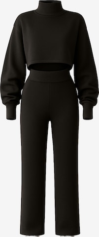 WOMAN VISION Broekpak in Zwart: voorkant