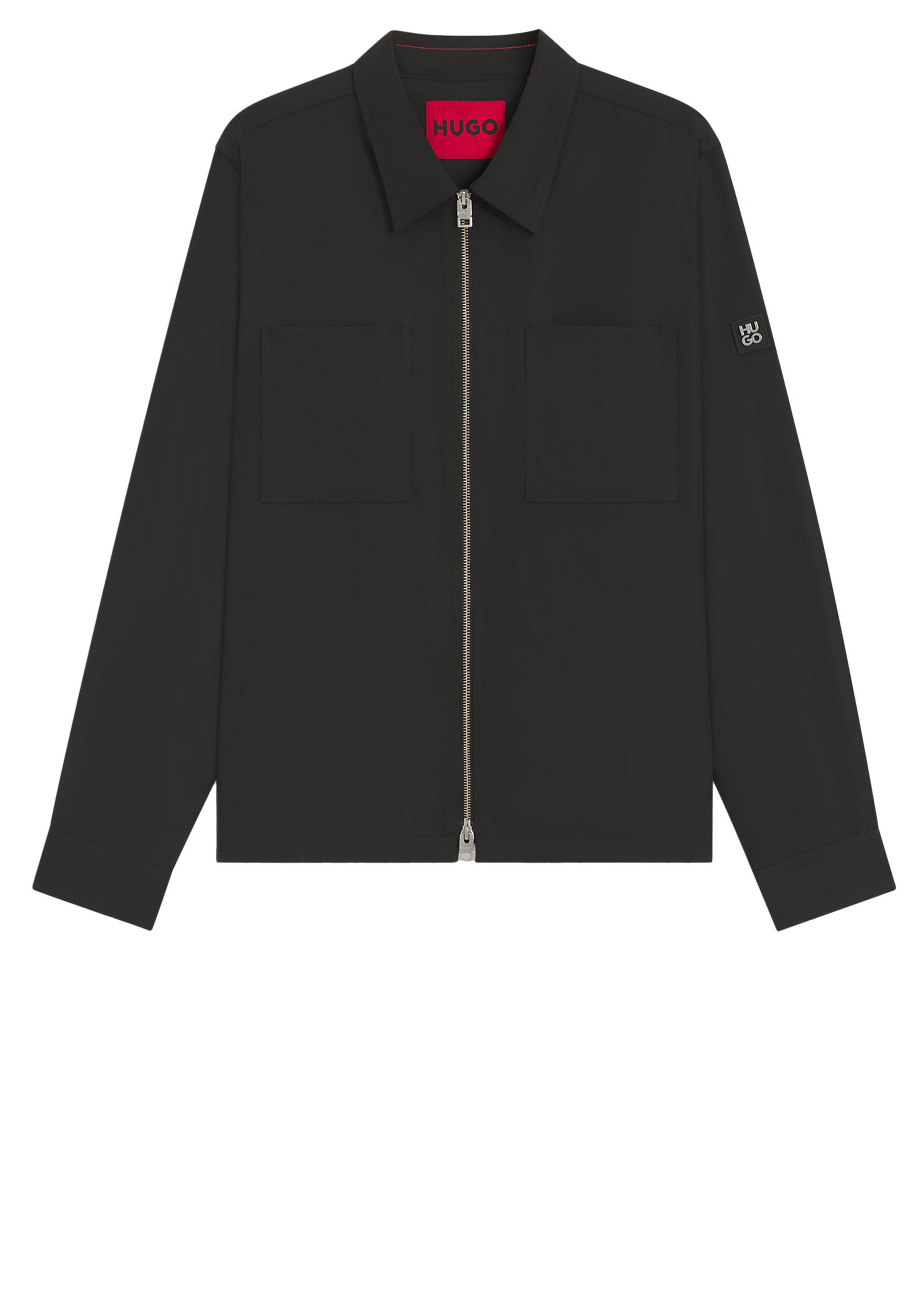 HUGO Between-Season Jacket 'Evalom' in Black: front