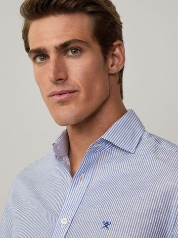 Hackett London Regular Fit Hemd in Blau
