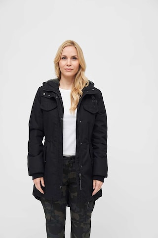 Brandit Between-seasons parka 'Marsh Lake' in Black