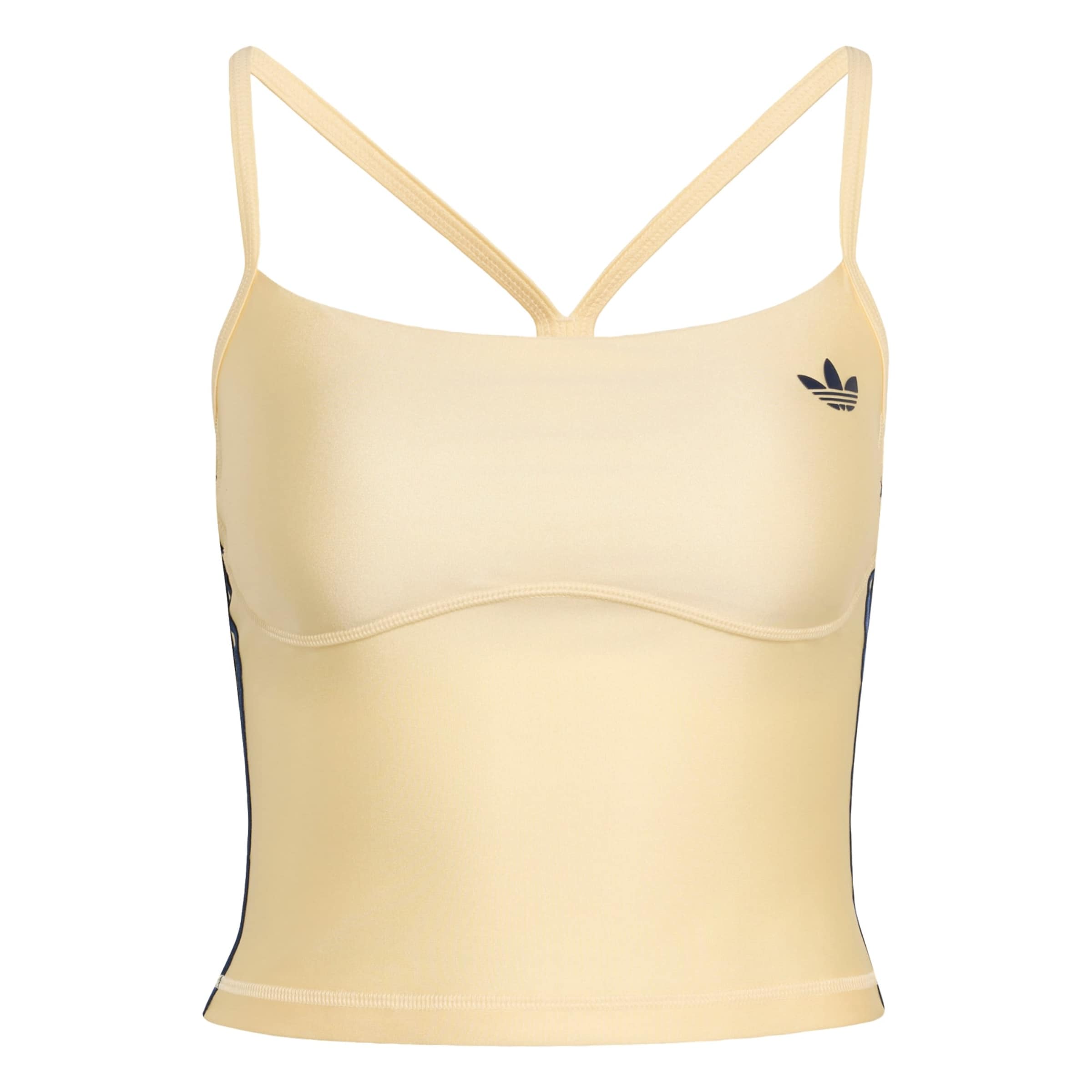 ADIDAS PERFORMANCE Sportovní top – béžová: přední strana