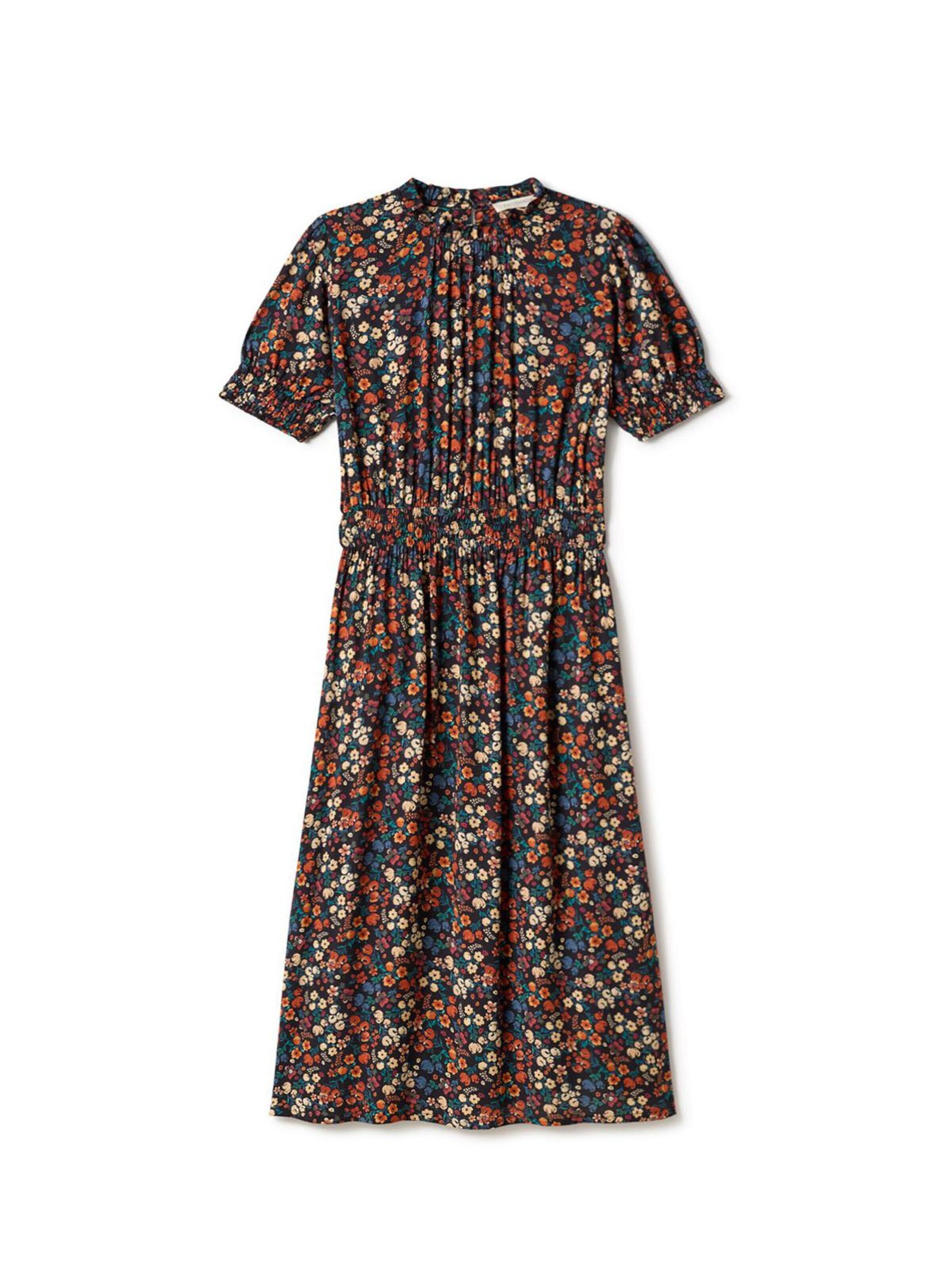 Twothirds Dress 'Grassholm - Wild Forest' in Mixed colours: front