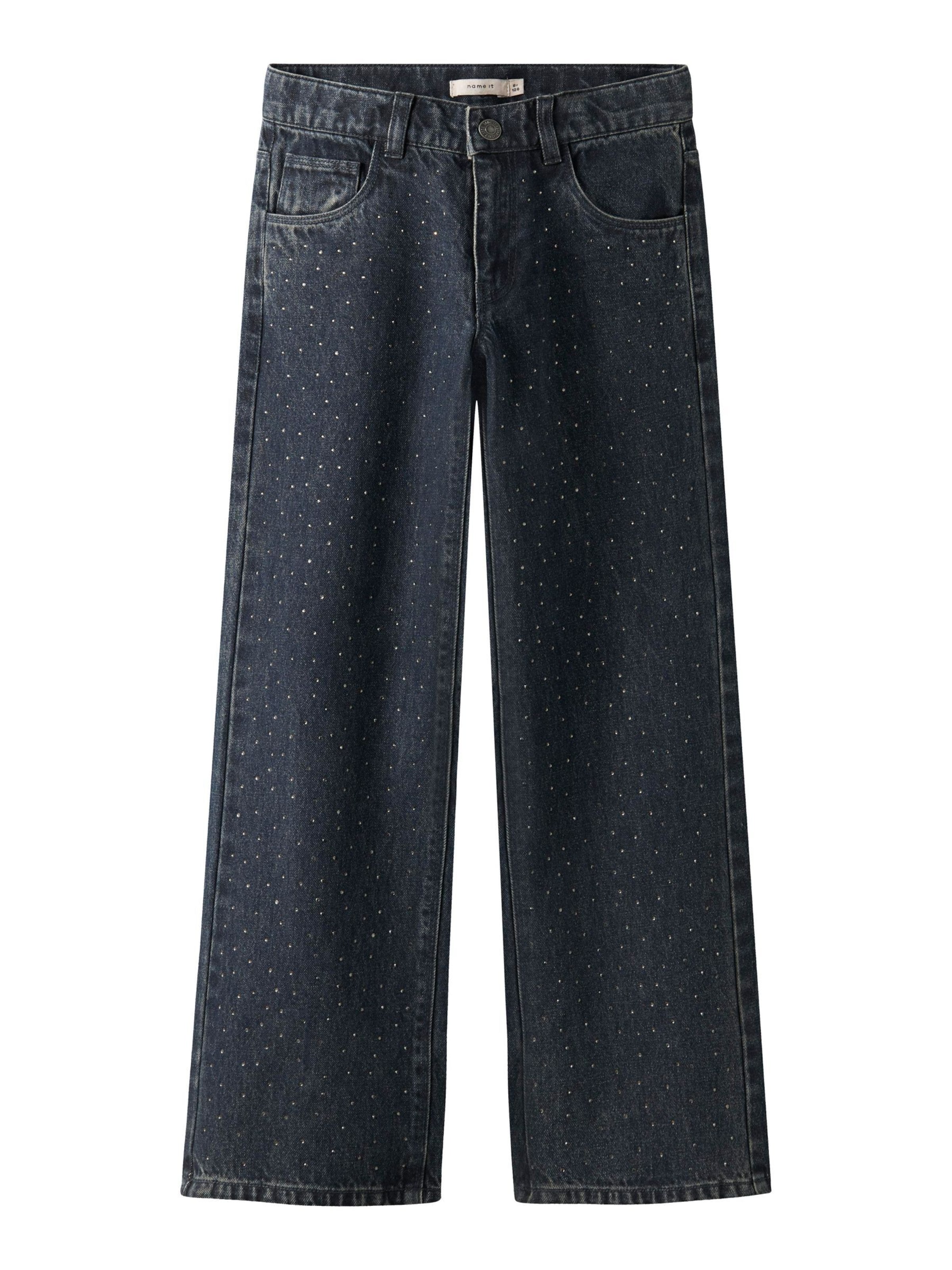 NAME IT regular Jeans 'NKFStrass' i blå: forside