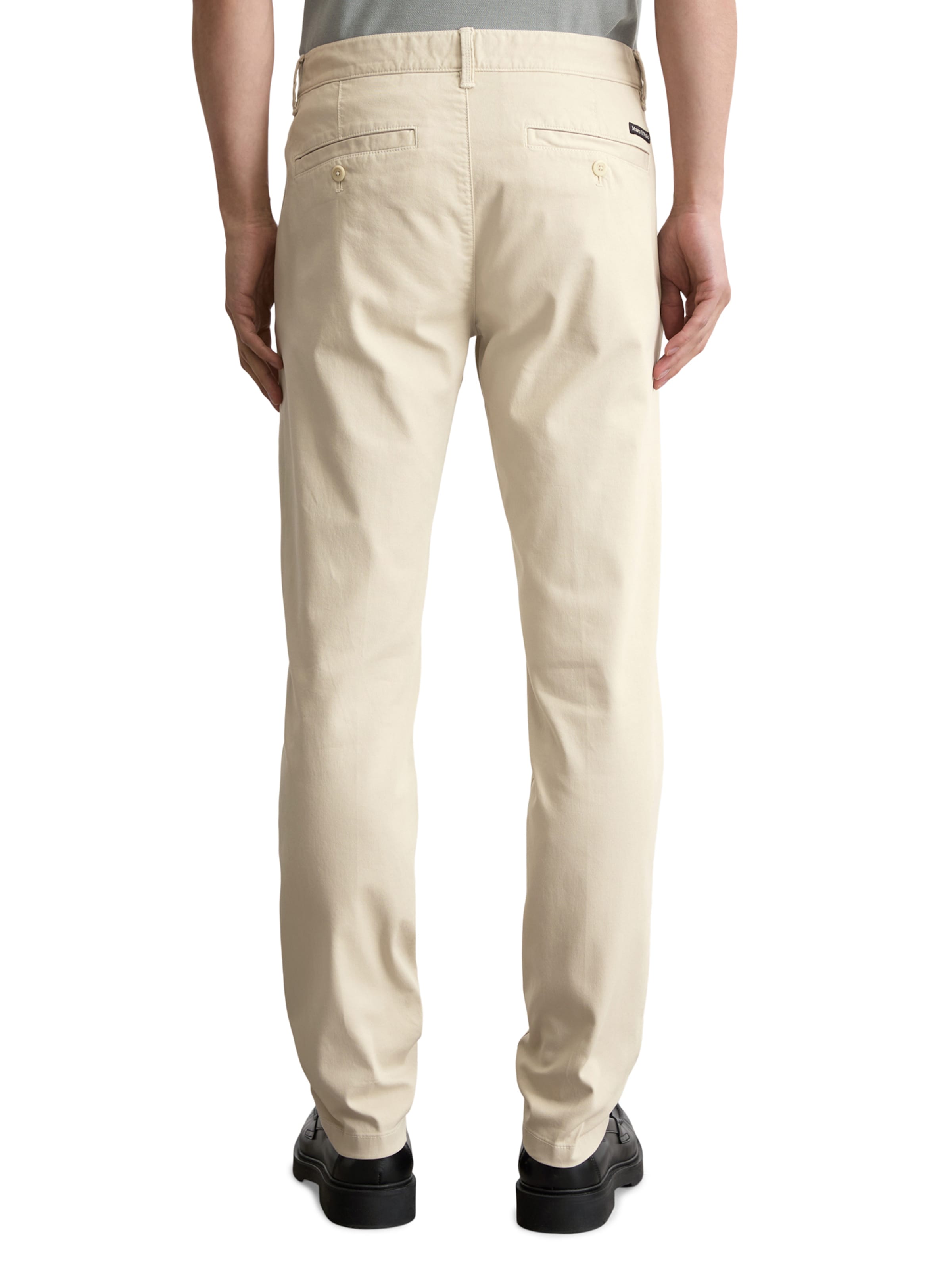 Marc O'Polo Regular Chino trousers 'Stig' in Beige