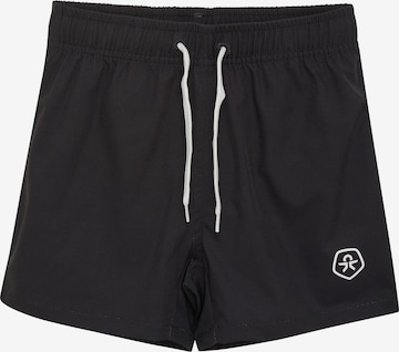 COLOR KIDS Badeshorts in Schwarz: Vorderseite