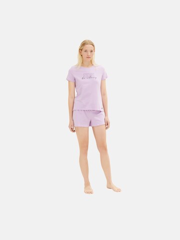 TOM TAILOR Pyjama in Lila