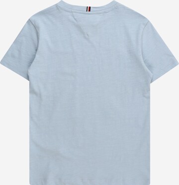 TOMMY HILFIGER T-shirt 'GREETINGS FROM' i blå