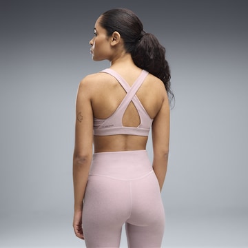 PUMA Bustier Športni nederček 'Cloudspun' | roza barva