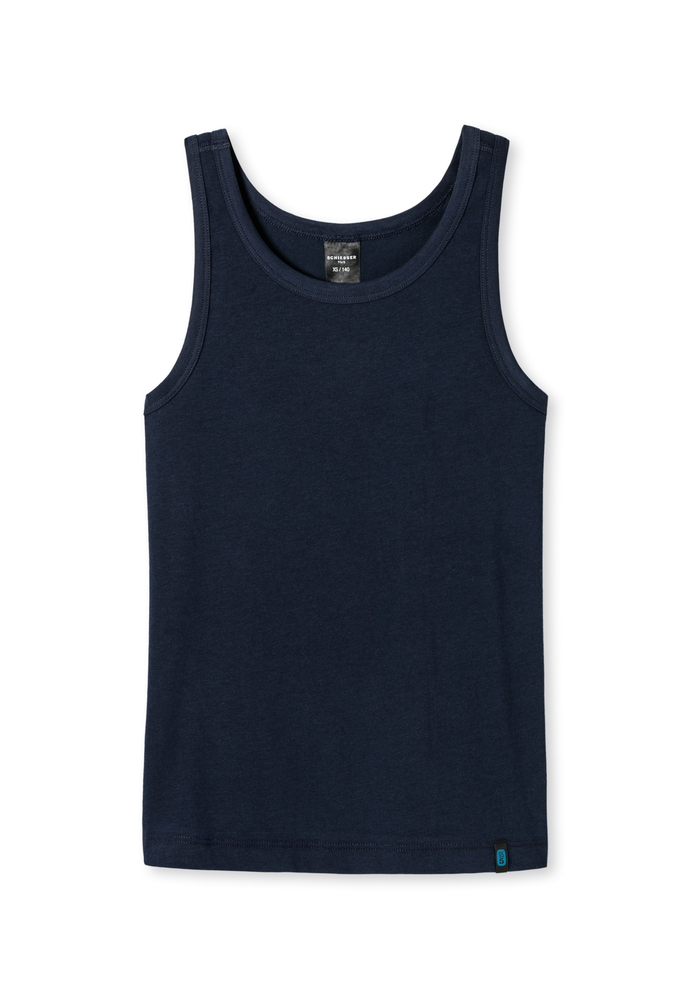 SCHIESSER Undershirt in Blue: front