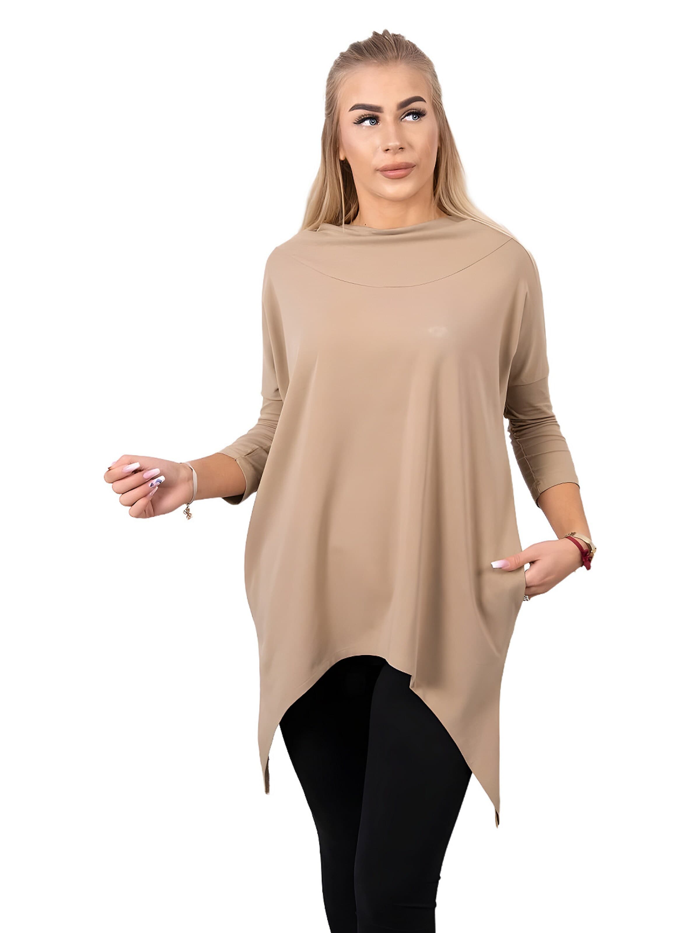 Lumera Bluzka sportowa w kolorze beżowy: przód
