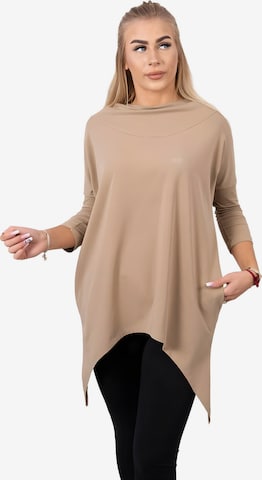 Lumera Bluzka sportowa w kolorze beżowy: przód