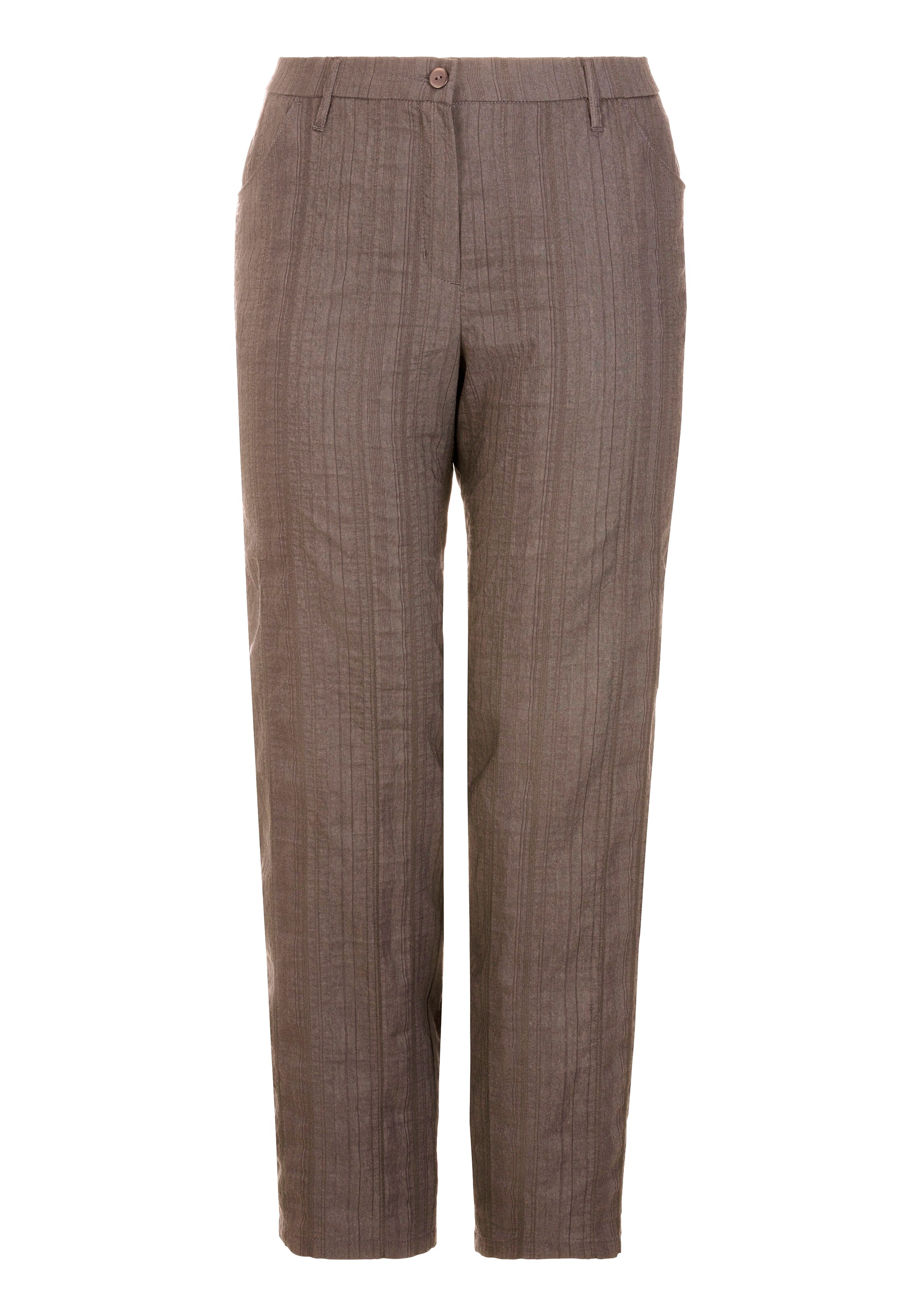 KjBRAND Wide Leg Hose in Grau: Vorderseite