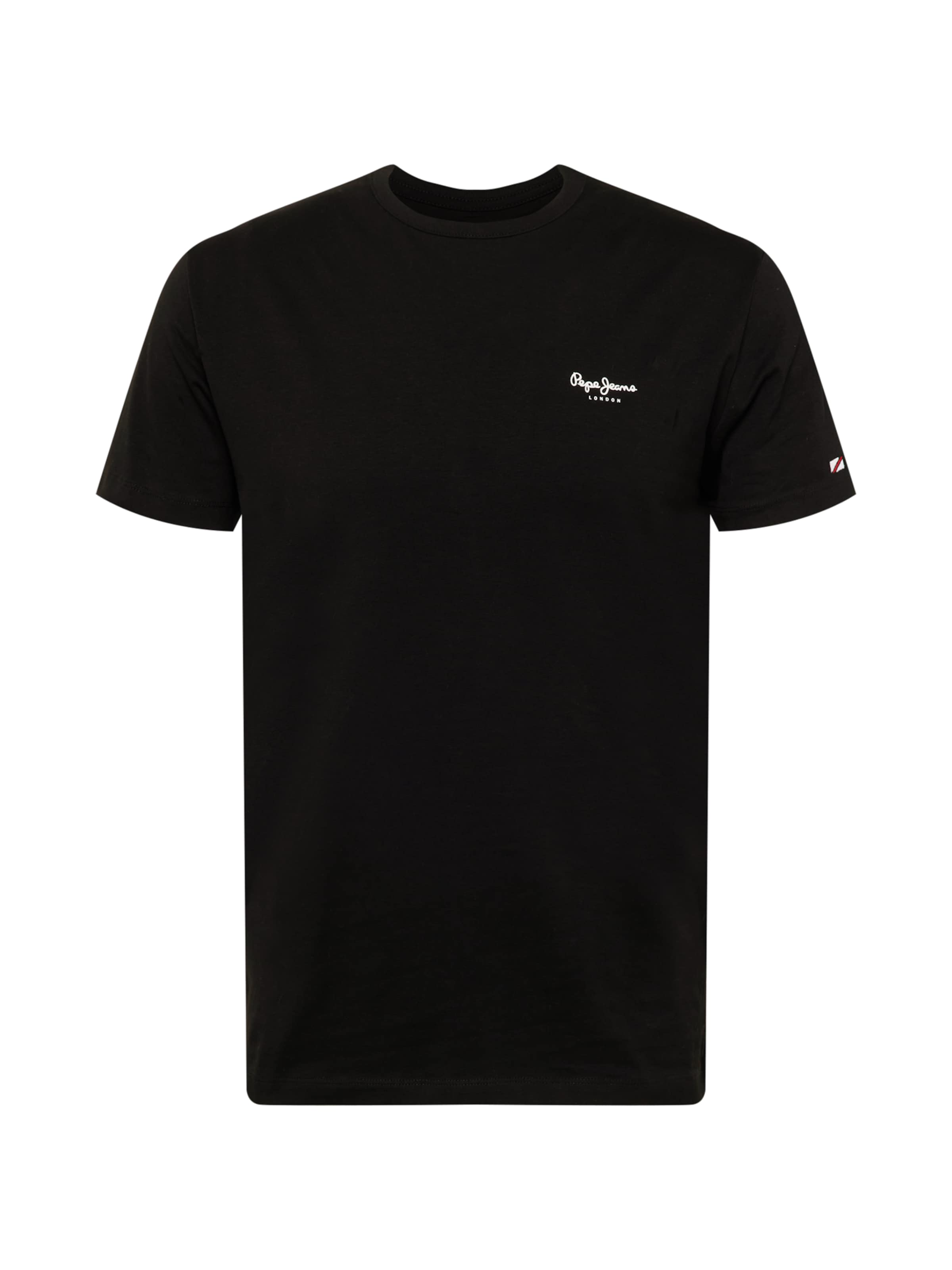 Pepe Jeans Μπλουζάκι σε μαύρο: μπροστά
