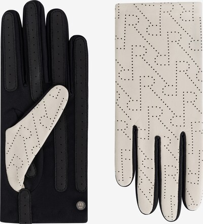 Roeckl Handschuhe ' Livorno ' in beige / schwarz, Produktansicht