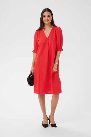 Kaffe Jurk 'KAPaulina' in Rood