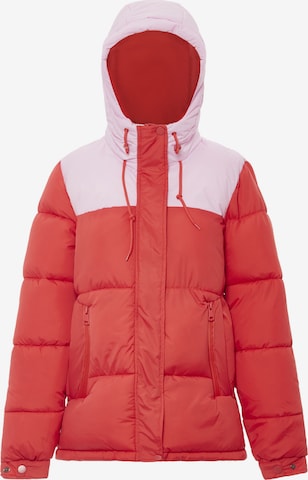 Veste d’hiver FUMO en rouge : devant