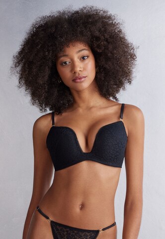 INTIMISSIMI Push-up Bra 'MONICA YOUR WILD SIDE' in Black: front