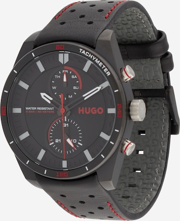 HUGOAnalogni sat '#FAST' - crna boja: prednji dio