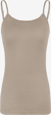 Maillot de corps normani en beige : devant