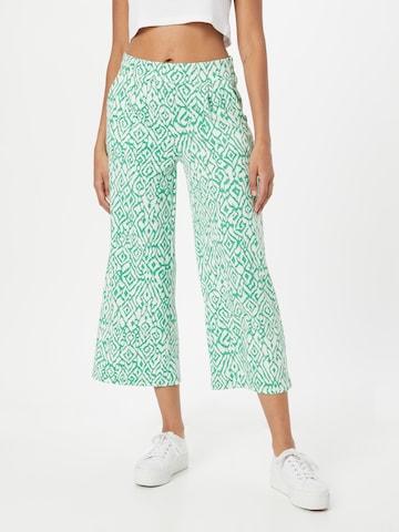 ICHI Loose fit Pants 'Kate' in Green: front