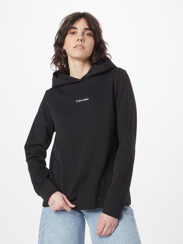 Calvin Klein Sweatshirt in Zwart: voorkant