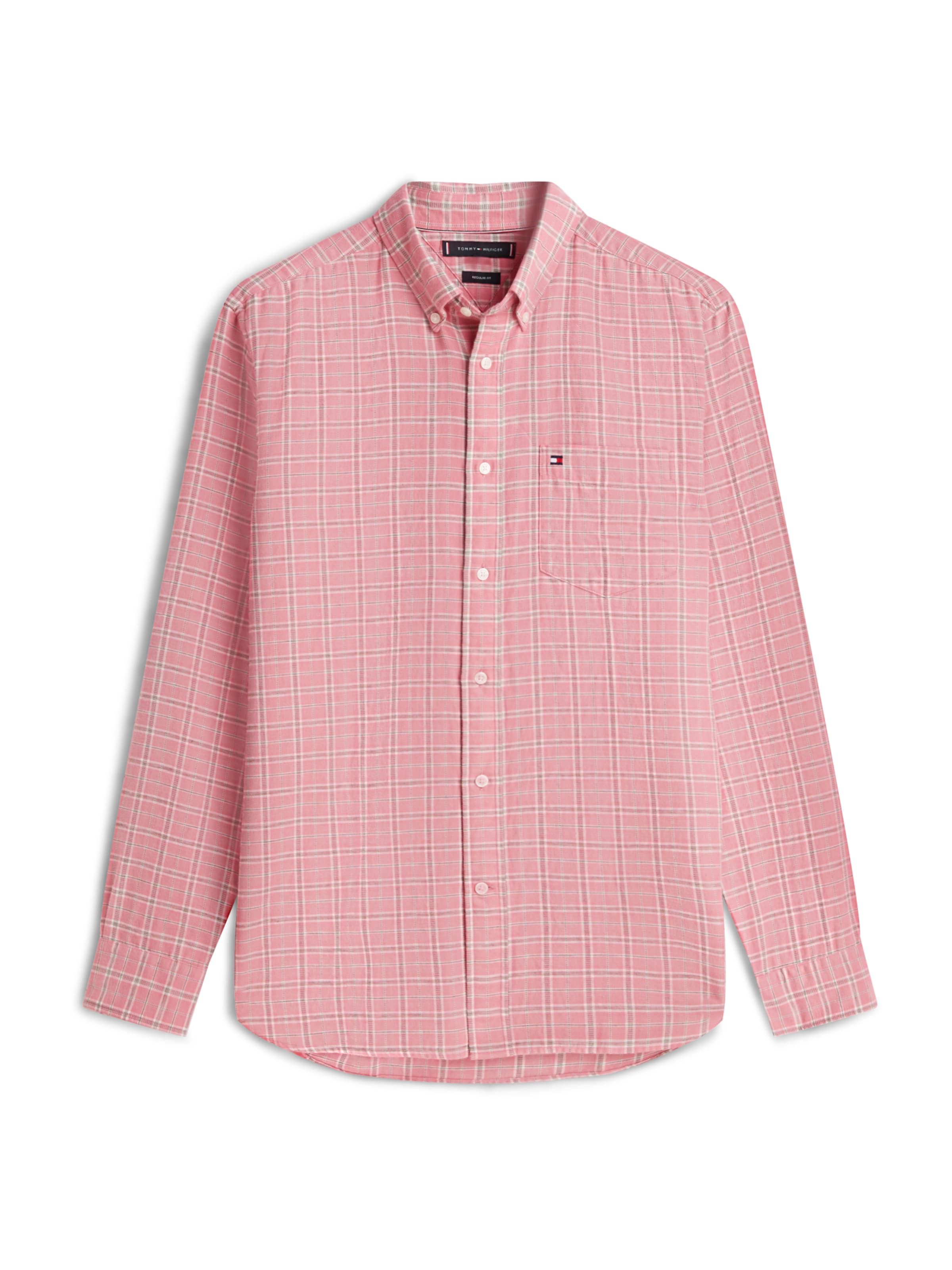 TOMMY HILFIGER Overhemd in Roze: voorkant