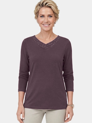 T-shirt Goldner en violet : devant