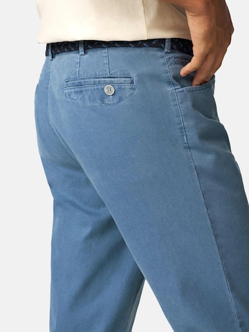 MEYER Regular Chino Pants 'Dublin' in Blue