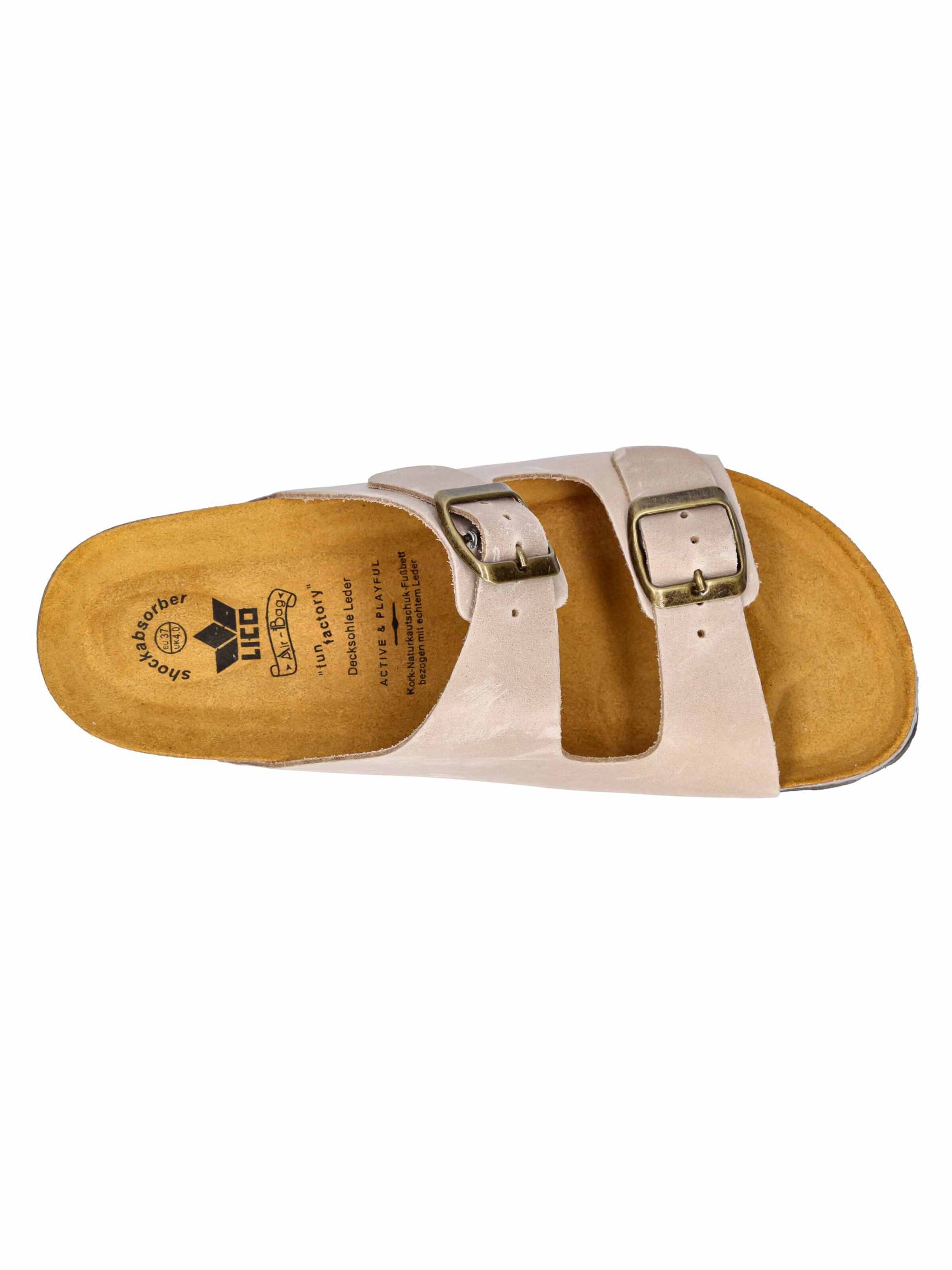 LICO Pantolette 'Alvaro' in Braun