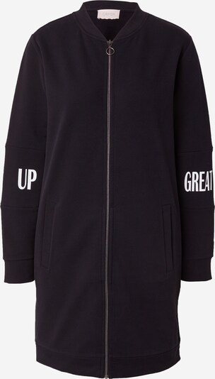 Cartoon Sweatjacke in schwarz / weiß, Produktansicht