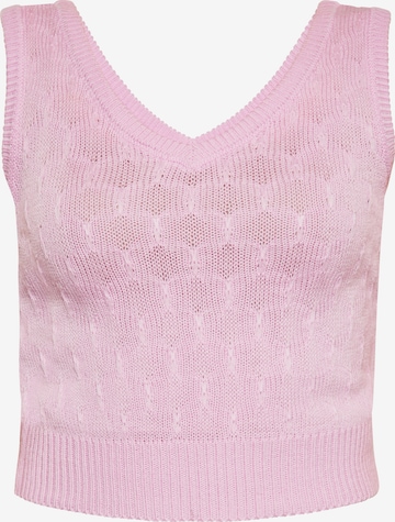 Tops en tricot MYMO en rose : devant