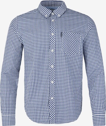 Ben Sherman Regular fit Button Up Shirt 'Gingham' in Blue: front